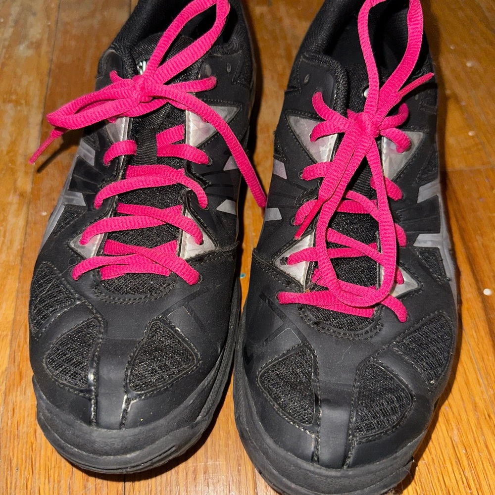 Black volleyball indoor shoes, worn but only a few times. Size 8 women